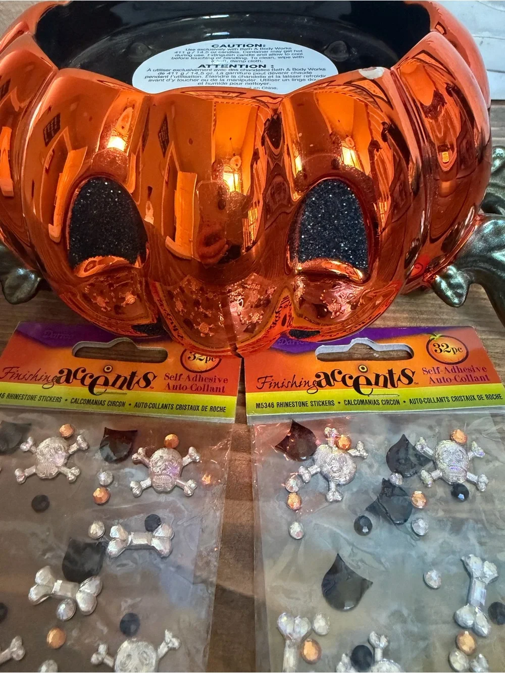 Bath & Body Works 2022 Pumpkin Spider Candle Holder